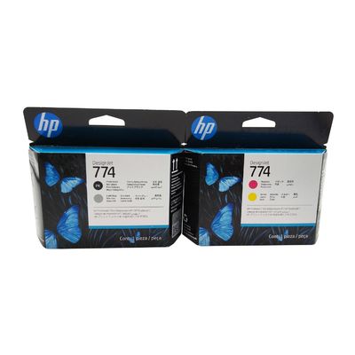 رأس الطابعة الأصلي الجديد لـ HP 774 P2V99A Magent و Yellow P2W00A Photo Black و Light Gray P2W01A Matte Black و Cyan المنتج