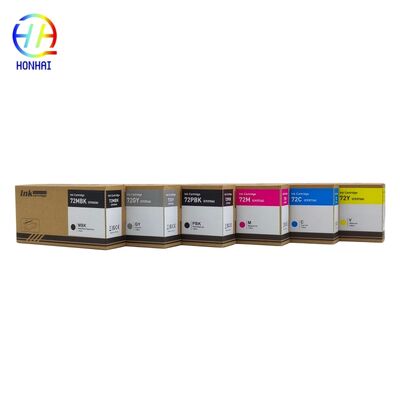 مجموعة خراطيش حبر HP 72، 6 ألوان، متوافقة مع DesignJet T610 T770 T1200 لإنتاج مقاوم للبهتان
