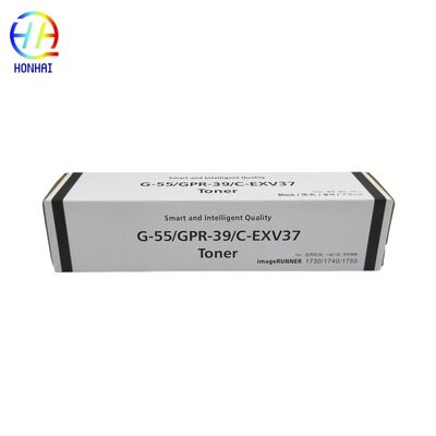 بطاقات التونر المتوافقة لـ Canon imageRUNNER 1730 1740 1750 مرجع متقاطع إلى GPR-39 NPG-55 C-EXV37 باللون الأسود