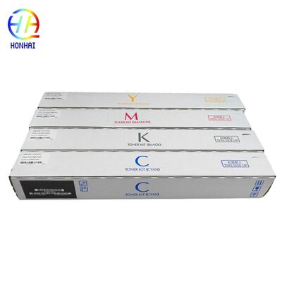 مجموعة كيوسيرا المتوافقة لخرطوشات التونر CMYK لون 25000 صفحة مع رقاقة لـ TASKalfa 3554ci 3555ci 4054ci 4055ci